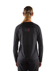 The model is 5' 8" wearing size Medium.